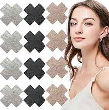 6 Paia Pasticcini Glitterati a Forma di Croce, Copricapezzoli Invisibili  per Donna, Copricapezzoli Usa e Getta, Adesivi Copricapezzoli Invisibili :  Amazon.it: Moda