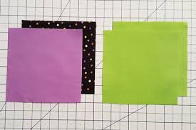 3 Patch Quarter Square Triangle Tutorial Use Formula Or Chart