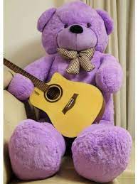 Joyfay Purple Giant Teddy Bear 6 5 Ft Stuffed Toy Thick Plush Coat Joyfay Joyfaybear Giantbear Giantteddy Giant Teddy Bear Purple Teddy Bear Giant Teddy