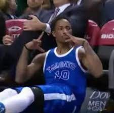 With his team up one point, derozan took his time getting up the floor with former spur. When The Raptors Wore Crip Blue Demar Derozan Averaged 31 8 Points 7 3 Rebounds 3 5 Assists And 1 2 Steals Nba