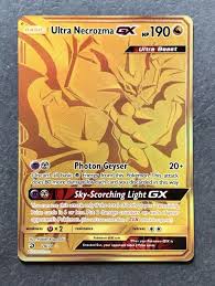 Pokemon Dragon Majesty Ultra Necrozma Gx Secret Rare 78 70 Nm Mint Pokemon Cards Pokemon Pokemon Dragon