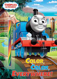 Thomas the train coloring tank engine free printable and friends pages. Color Color Everywhere Thomas Friends Golden Books Golden Books 9780525577980 Books Amazon Ca