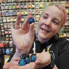 Dice of the Day: Frozen Moments  beadndgames.co.nz/products/frozen-moments-dice "Behind every frozen moment  lies a story waiting to be thawed." beadndgames.co.nz #dice #dnddice  #dicegoblin #mathrocks #beadndgames