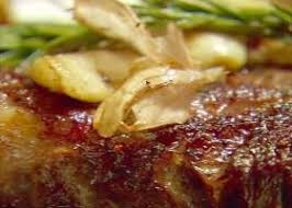 If the steak has a fat cap, sear that side first. Bobby Flay Beef Ribeye Cap Steak Recipe