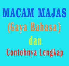 Macam Majas Gaya Bahasa Dan Contohnya Terlengkap Ipa Bahasa Bahasa Indonesia