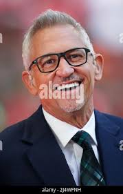 Television presenter and former footballer Gary Lineker works