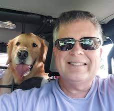 Jeep dog loves going for rides