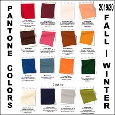 Pantone Fall 2019 Colors Plus One Day Sale On New Arrivals