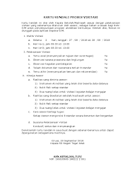 Contoh kartu kendali beserta isinya. Kartu Kendali Akreditasi