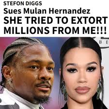 Stefon Diggs FILES lawsuit accusing IG model Mulan Hernandez of hitting  him, trying to end NFL career and trying to extort millions. Hernandez,  whose real name appears to be Mia Jones, responded