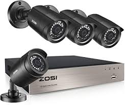 Installing home intercom systems allow homeowners to screen visitors. Amazon Com Zosi 8ch 1080p Security Cameras System Outdoor H 265 8channel 5mp Lite Cctv Dvr Recorder And 4 X1080p 1920tvl Hd Weatherproof Surveillance Cameras Night Vision Motion Alert Remote Access No Hdd
