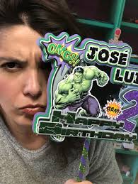 Hulk Cake Topper Digital