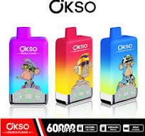 OKSO Dual Flavor Puff 60K Vape w/ Screen Best Starter Vape