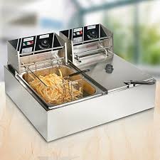 Mzl2 6 Dual Tanks Commercial Tabletop Fryer Electric Deep Fryer With Basket 12l Scoop 5000w Electric Deep Fryer Table Top Deep Fryer