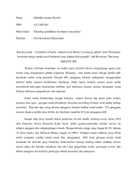 Contoh Resume Jurnal Penelitian Kesehatan Jurnal Doc