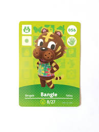Animal Crossing Amiibo Card Bangle 56 Mercari Animal Crossing Animals Animal Crossing Villagers