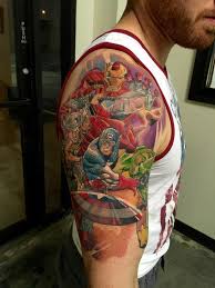 But getting it turned out to be easier said than. Marvel Avengers Tattoo By Drew Tattoonow