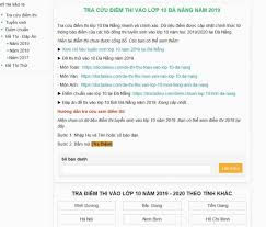 Cụ thể, điểm chuẩn vào lớp 10 chuyên anh 27 điểm; Ä'a Náºµng Sáº¯p Cong Bá»' Ä'iá»ƒm Thi Vao Lá»›p 10 NÄƒm 2019 Táº¡p Chi Giao Thong Váº­n Táº£i