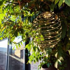 Solar Fairy Light Lantern This Unique Beehive Shaped Solar Lantern Is Sure To Create A Buzz Amongst Your Neig Solar Lanterns Solar Fairy Lights Lantern Lights
