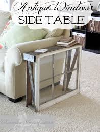 Antique Window Side Table Charming Imperfections Antique Windows Window Crafts Repurposed Windows