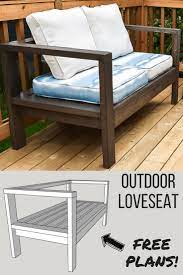 Get The Free Woodworking Plans For This Comfy Diy Outdoor Loveseat And Lounge Outside A Pallet Furniture Outdoor Diy Outdoor Furniture Outdoor Furniture Plans