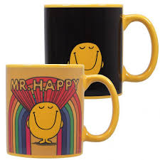 We heard from son ben that, in spite of his disabilities, kel and wife deb spent many. Half Moon Bay Mr Men And Little Miss Mr Happy Heat Change Mug
