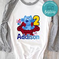 (my mom made jason's shirt.) 2. Customizable Blues Clues Birthday Iron On Transfer Tshirt Diy Bobotemp