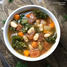 Vegan White Bean And Kale Soup Instant Pot Or Stove Recipe Vegetarian Instant Pot White Bean Kale Soup Soup Dinner
