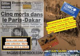 Il était accompagné de thierry sabine, organisateur de la compétition. Un Documentaire Inedit Sur L Accident Mortel De Thierry Sabine Et Daniel Balavoine Le Mardi 13 Janvier 2015 A 20h45 Sur Rmc Decouverte Balamed Club Balavoine
