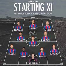 We did not find results for: Raphi On Twitter Fc Barcelona Vs Celtic Glasgow Fcbceltic Official Starting Xi Lineup