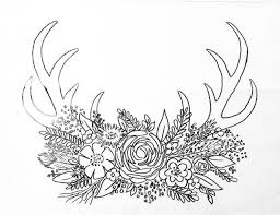 27 Best Photo Of Goldfish Coloring Page Albanysinsanity Com In 2020 Antler Drawing The Art Sherpa Painted Antlers