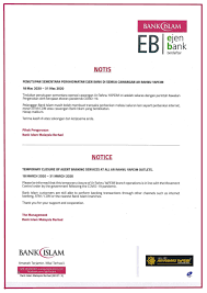 Antara perkhidmatan perbankan islam terkini yang berjaya diperkenalkan oleh bank islam sudah semestinya platform untuk menjalankan perbankan. Penutupan Sementara Perkhidmatan Ejen Bank Berdaftar Di Semua Cawangan Ar Rahnu Yapeim Ar Rahnu Yapeim Arrahnu Yapeim Pajak Gadai Islam Ar Rahnu Yapeim