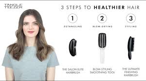 Elite flexer detangling vent brush. Tangle Teezer Pro Create Natural Movement With Hair Extensions Youtube