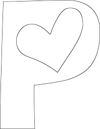 Even parrot can repeat whole alphabet after our coloring pages with letters! Full Letter P Coloring Page