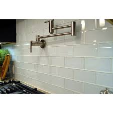Peel And Stick Backsplash Glass Tiles