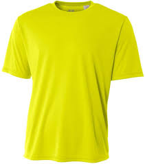 a4 mens performance crew shirt safety yellow 9 99