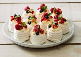 Meringue Nests Recipe Easy Countdown Recipes Recipe Christmas Food Desserts Easy Sweets Sweets Recipes