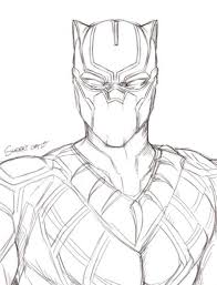11 Breathtaking Draw People Cartoon Realistic Ideas Black Panther Drawing Marvel Art Drawings Avengers Drawings