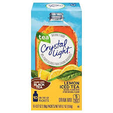 Crystal Light Drink Mix Lemon Iced Tea On The Go Packets 10 Count Pack Of 6 Boxes Visit The Iced Tea Drinks Crystal Light Drinks Crystal Light Drink Mix