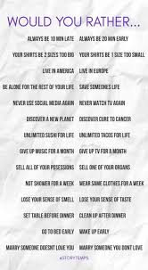 Question Games For Teens To Get 63 Trendy Ideas This Or That Questions Things To Do At A Sleepover Fun Questions To Ask