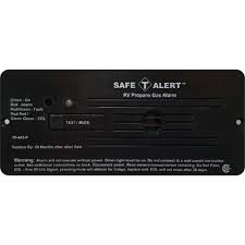 Other rv gas detectors besides the above mentioned carbon monoxide detector a propane detector would make sense for most campers, for example. Mti Industries 30 Series 12 Volt Safe T Alert Flush Mount Rv Propane Lp Gas Alarm In Black 30 442 P Bl The Home Depot
