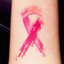 7 ribbon tattoo and red rose. Cancer Ribbon Tattoo Designs Ideas For Tattoos Lover Picsmine