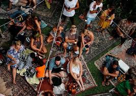 In Pictures The Porch Sessions On Tour The Adelaide Review Art Project Belfrage And Asawa In 2019 Porch Camping Set Up Camping Set