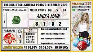 Prediksi Togel Sentosa Pools 01 Februari 2020 10 Februari 11 Desember Pelangi