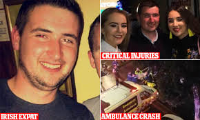 Irish expat Eion Sweeney in a coma after ambulance hits him in Surry Hills,  Sydney
