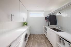 Modern stylish hotel bathroom interior, with ceramic bathtub. 75 Beautiful Contemporary Dedicated Laundry Room Pictures Ideas July 2021 Houzz
