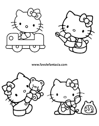 Hello Kitty Da Colorare Favole E Fantasia