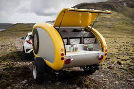Iceland Is Covered In Beautiful Countryside Its Best Enjoyed Outside Of Your Vehicle Designed By Jordi Hans Des Teardrop Trailer Camping Camper Mini Caravan