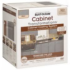 Rust Oleum Transformations 1 Qt Gray Cabinet Small Kit 302137 The Home Depot In 2020 Cabinet Transformations Best Paint For Kitchen Kitchen Diy Makeover
