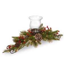 Christmas Candles Holders Indoor Christmas Decorations The Home Depot